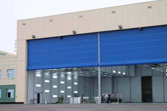 Покрасочно-сушильная камера для самолетов Airbus в Авиационно-техническом центре Покрасочно-сушильная камера SPK GROUP для самолетов Airbus в Авиационно-техническом центре