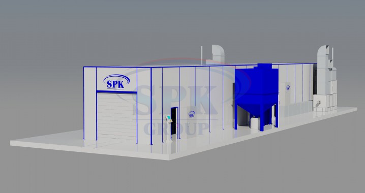 Комплекс подготовки и окраски труб SPK GROUP