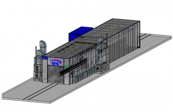 Комплекс подготовки и окраски труб SPK GROUP