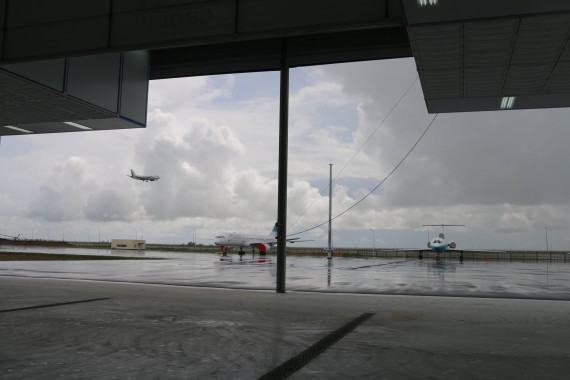 Покрасочно-сушильная камера для самолетов Airbus в Авиационно-техническом центре Покрасочно-сушильная камера SPK GROUP для самолетов Airbus в Авиационно-техническом центре