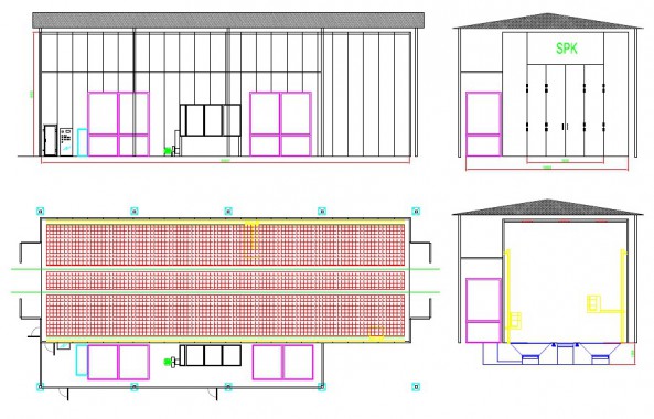 Обитаемая дробеструйная камера в уличном исполнении SPK GROUP
