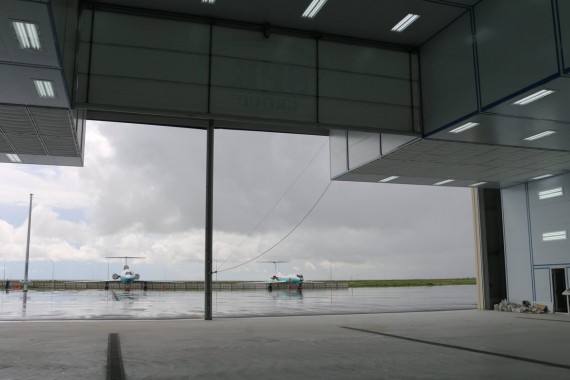 Покрасочно-сушильная камера для самолетов Airbus в Авиационно-техническом центре Покрасочно-сушильная камера SPK GROUP для самолетов Airbus в Авиационно-техническом центре