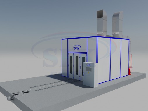 Проект капитального ремонта окрасочно-сушильной камеры для окраски металлоконструкций SPK GROUP