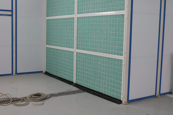 Покрасочно-сушильная камера для самолетов Airbus в Авиационно-техническом центре Покрасочно-сушильная камера SPK GROUP для самолетов Airbus в Авиационно-техническом центре