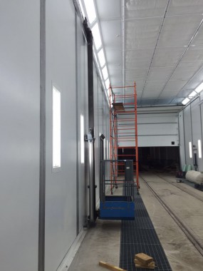 Окрасочно-сушильная камера для локомотивов СПК ГРУПП