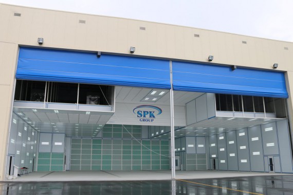 Тупиковая покрасочно-сушильная камера для самолетов SPK GROUP