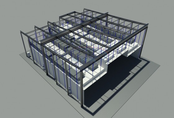 Тупиковая покрасочно-сушильная камера для самолетов SPK GROUP