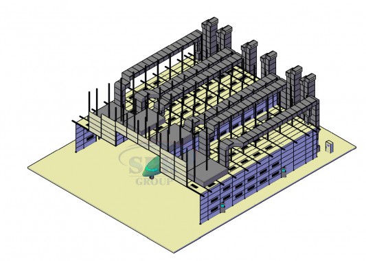 Тупиковая покрасочно-сушильная камера для самолетов SPK GROUP