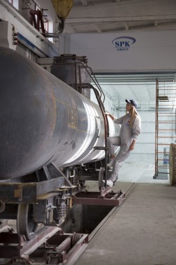 Окрасочно-сушильная камера для локомотивов SPK GROUP 