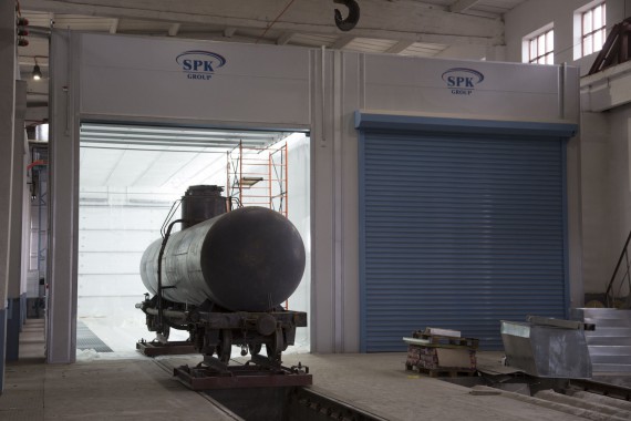 Окрасочно-сушильная камера для локомотивов SPK GROUP 