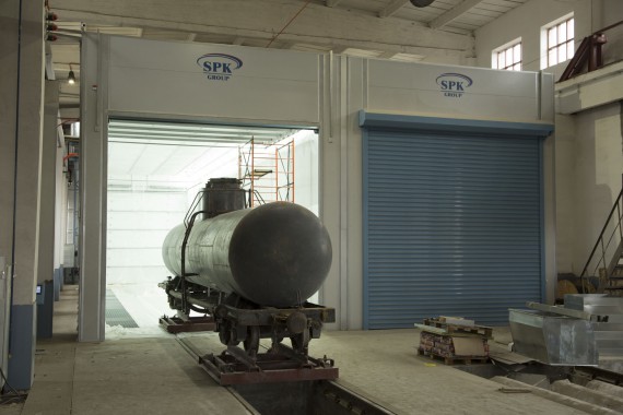 Камера для покраски и сушки локомотивов SPK GROU