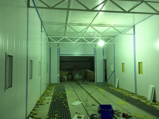 Окрасочно-сушильная камера для окраски металлоконструкций и ферм SPK 15.4.6. Италия