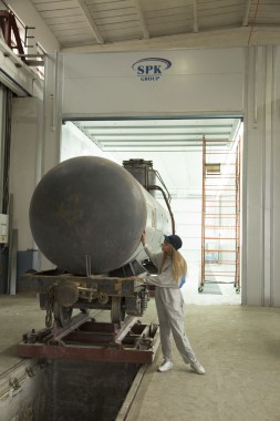 Фото окрасочной камеры для локомотивов SPK GROUP 