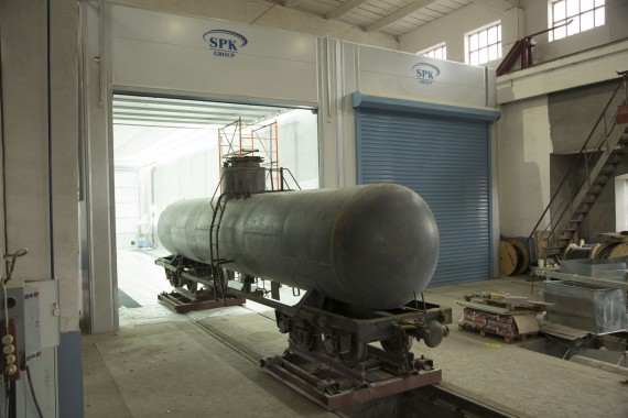 Фото окрасочной камеры для локомотивов SPK GROUP 