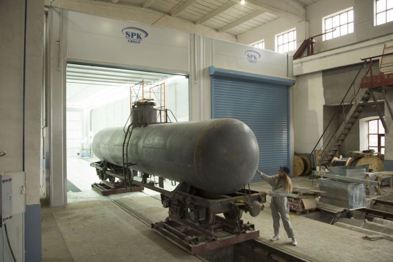 Фото окрасочной камеры для локомотивов SPK GROUP 