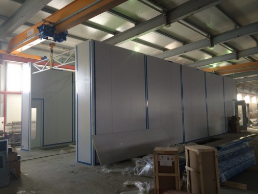Окрасочно-сушильная камера для окраски металлоконструкций и ферм SPK 15.4.6. Италия