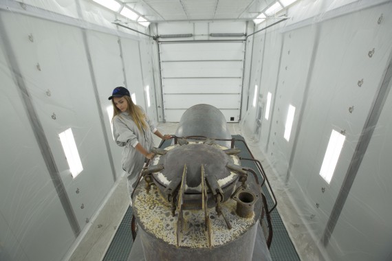 Фото окрасочной камеры для локомотивов SPK GROUP 