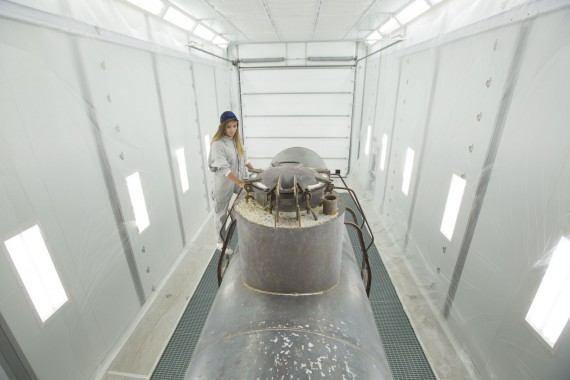 Окрасочно-сушильная камера для локомотивов SPK GROUP 