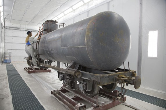 Окрасочно-сушильная камера для локомотивов SPK GROUP 