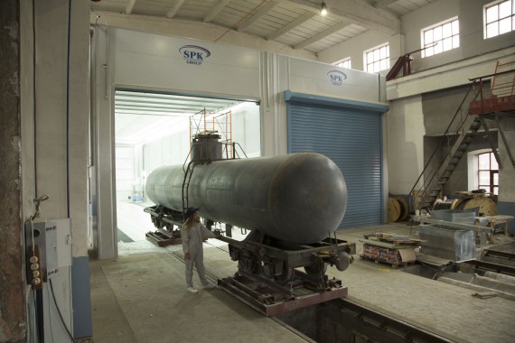 Камера покраски и сушки локомотивов SPK GROUP 