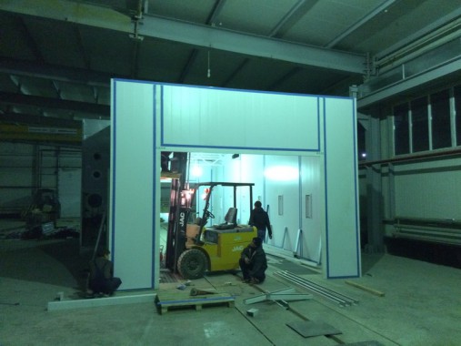 Окрасочно-сушильная камера для окраски металлоконструкций и ферм SPK 15.4.6. Италия