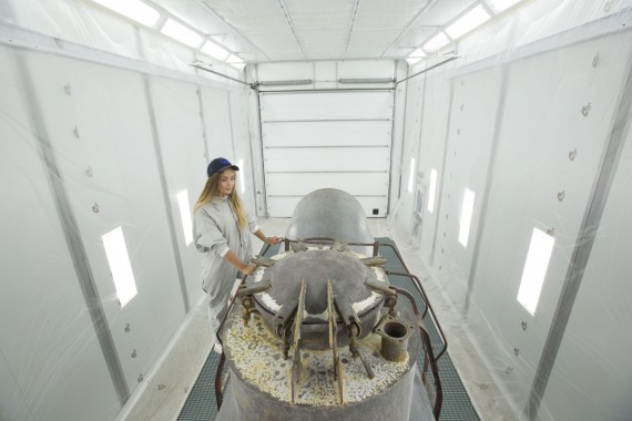 Окрасочно-сушильная камера для локомотивов SPK GROUP 