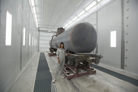 Окрасочно-сушильная камера для локомотивов SPK GROUP 