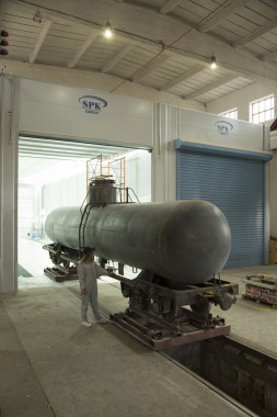 Окрасочно-сушильная камера для локомотивов SPK GROUP 