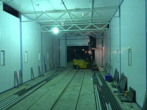 Окрасочно-сушильная камера для окраски металлоконструкций и ферм SPK 15.4.6. Италия