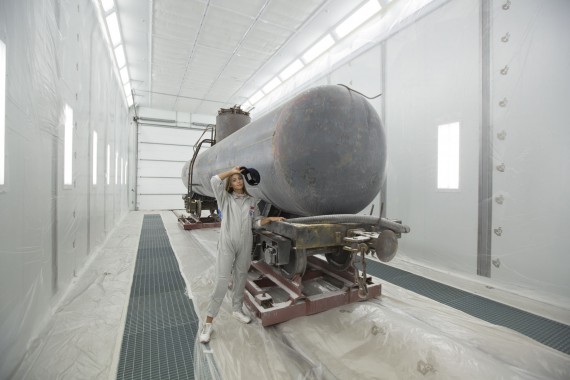 Окрасочно-сушильная камера для локомотивов SPK GROUP 