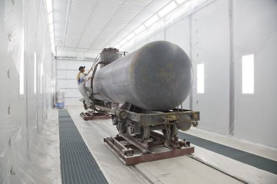 Окрасочно-сушильная камера для локомотивов SPK GROUP 