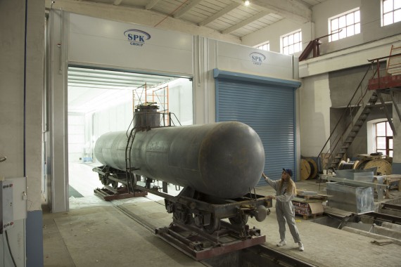 Камера покраски и сушки локомотивов SPK GROUP 