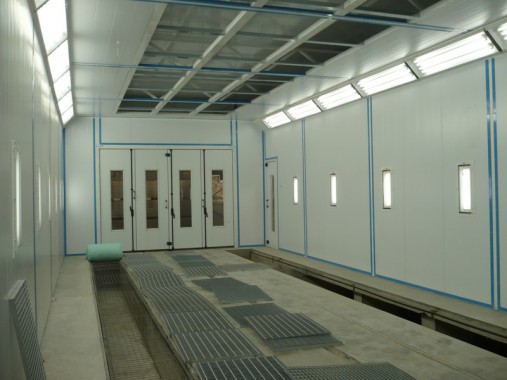 Окрасочно-сушильная камера для окраски металлоконструкций и ферм SPK 15.4.6. Италия