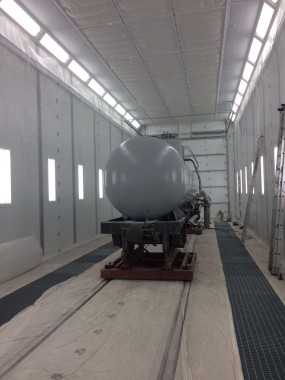 Окрасочно-сушильная камера для локомотивов SPK GROUP 