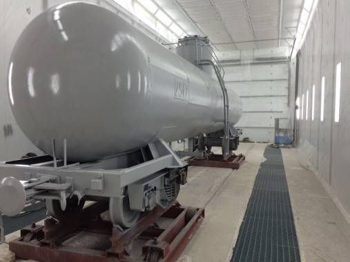 Окрасочно-сушильная камера для локомотивов SPK GROUP 