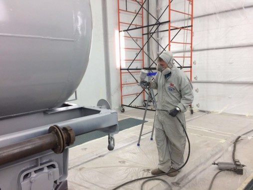 Окрасочно-сушильная камера для локомотивов SPK GROUP 