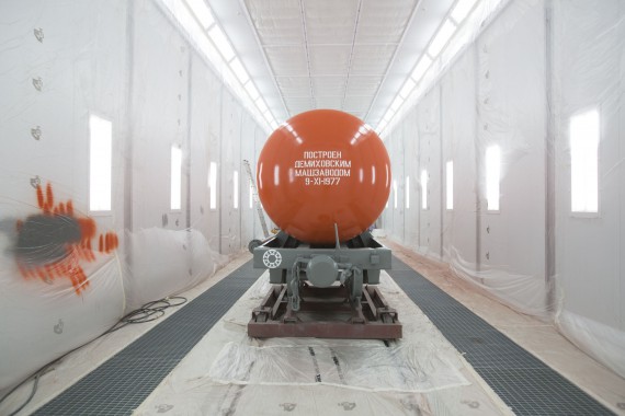 Камера окраски SPK GROUP для музея РЖД