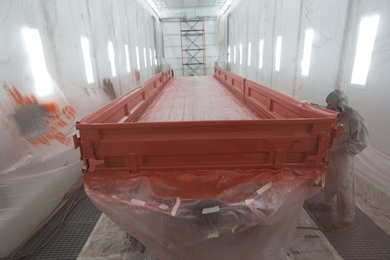 Окрасочно-сушильная камера для локомотивов SPK GROUP 