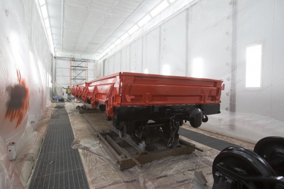 Окрасочно-сушильная камера для локомотивов SPK GROUP 