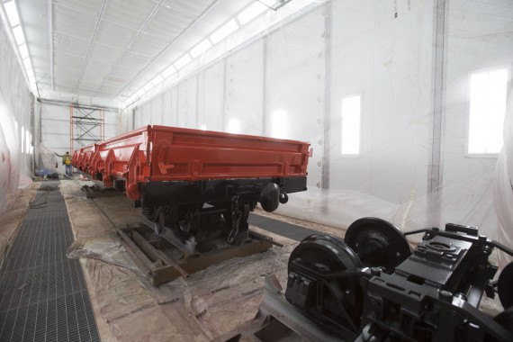 Окрасочно-сушильная камера для локомотивов SPK GROUP 