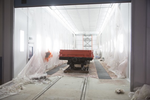 Окрасочно-сушильная камера для локомотивов SPK GROUP 