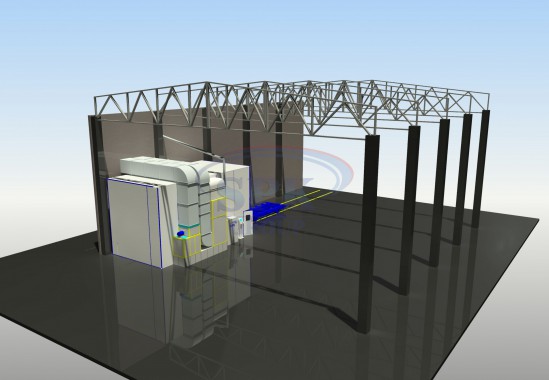 Окрасочно-сушильная камера для металлических каркасов электрических шкафов SPK-10.4.5 Окрасочно-сушильная камера для металлических каркасов электрических шкафов SPK GROUP