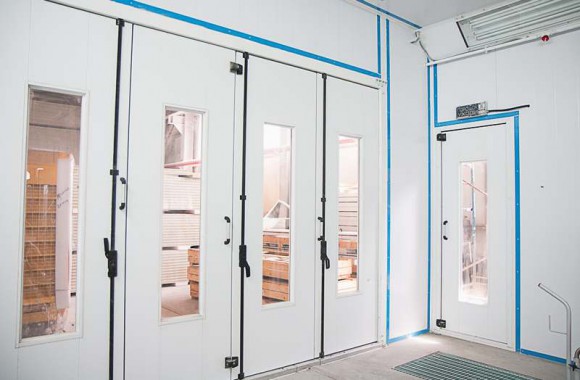 Окрасочно-сушильная камера для окраски металлоконструкций и ферм SPK 15.4.6. Италия