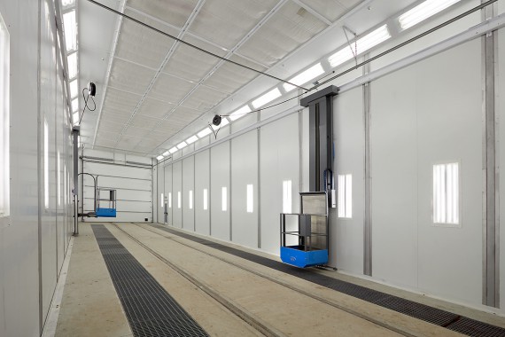 Оборудование окраски для музея РЖД