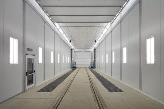 Камера для покраски локомотивов от SPK GROUP 