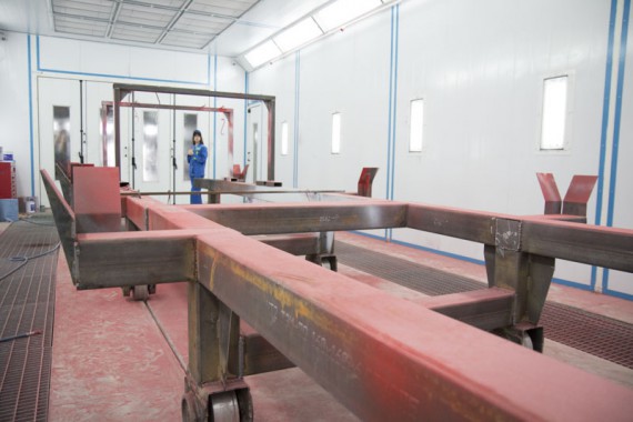 Окрасочно-сушильная камера для окраски металлоконструкций и ферм SPK 15.4.6. Италия