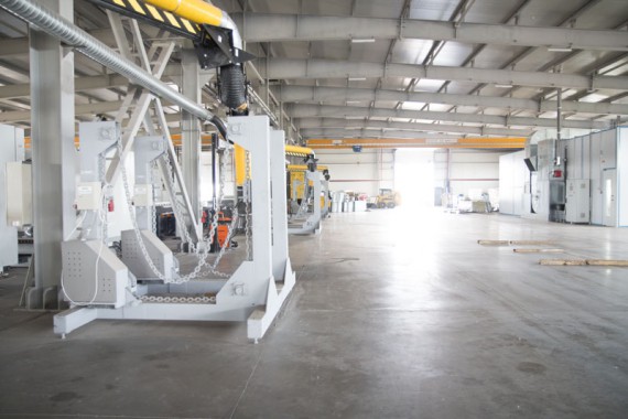 Окрасочно-сушильная камера для окраски металлоконструкций и ферм SPK 15.4.6. Италия