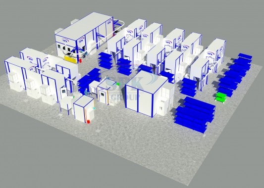 Проект малярного отделения для военной техники SPK GROUP
