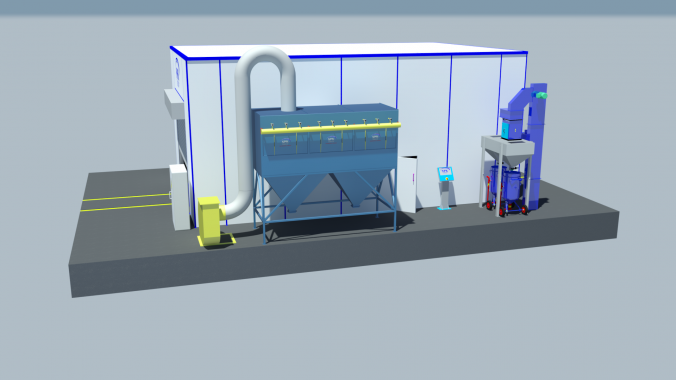 Дробеструйная камера проходного типа SPK-12.8.5 Дробеструйная камера проходного типа SPK GROUP