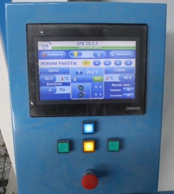 Пульт управления дробеструйной камерой  Пульт управления дробеструйной камерой SPK GROUP